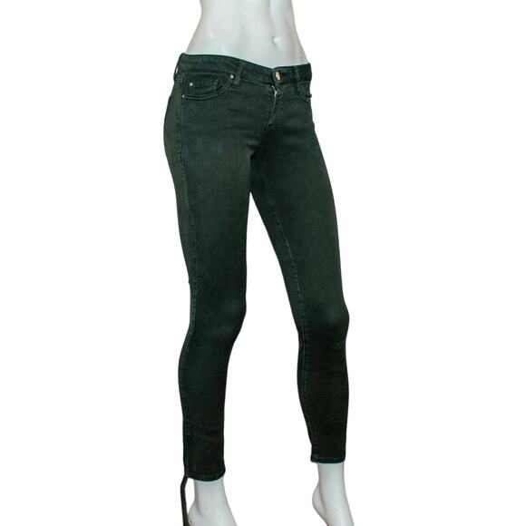 IRO Women's JAROD Ankle Skinny Denim Jeans Green Size 26 - Picture 1 of 10